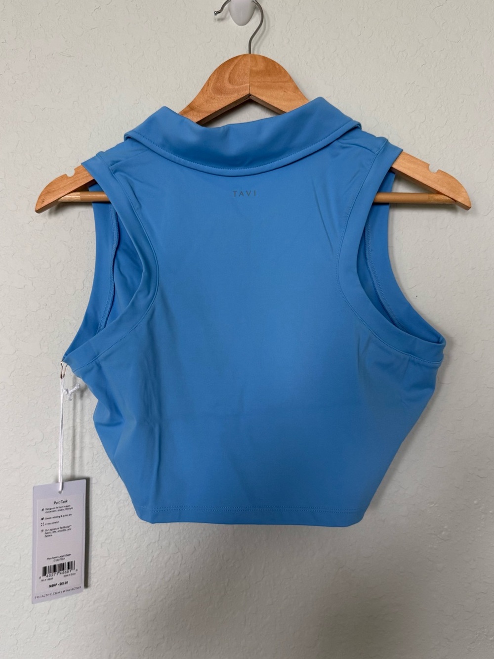 NWT Tavi Collared Sleeveless Polo Tank - Picture 5 of 7